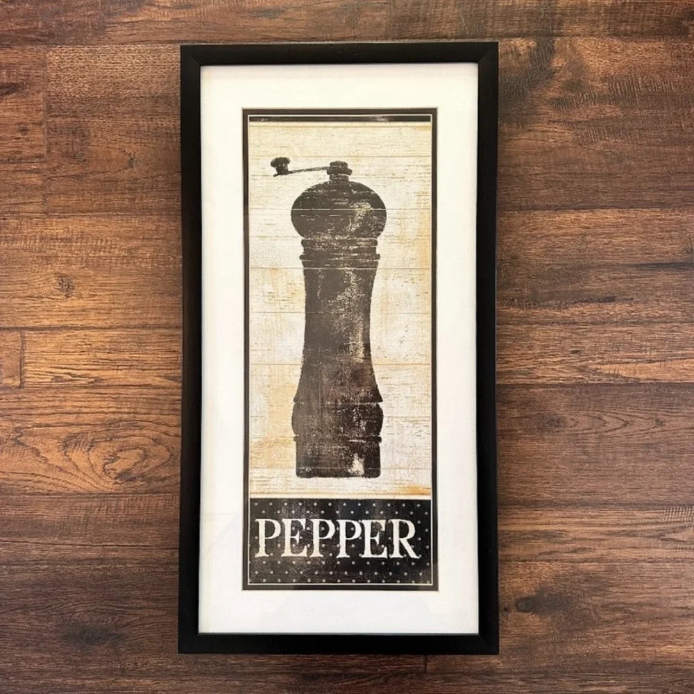 Framed Pepper Print by Daphne Brissonnet